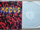 EXODUS - BONDED BY BLOOD LP - WHITE LABEL TEST PRESS - UK 1990 MFN-44