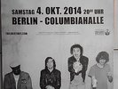 THE LIBERTINES 2014 BERLIN  orig.Concert-Konzert-Tour-Poster-Plakat DIN A1