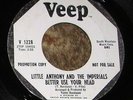 Excellent 1960s PROMO Soul 45 - LITTLE ANTHONY 