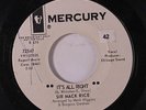 SIR MACK RICE: It's All Right / You Can't Lose 45 (dj, xol, sm tol) Soul
