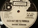 David Jahson Back Way Wid Yu Formula Killer Digi Roots 12
