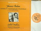 HENRI HONEGGER*BRAHMS*cello sonataOP.99*NOEL LEE*French Club edition*MINT