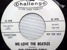 VERNON GIRLS 45 We love the BEATLES Hey lover boy 1964 MOD girl BEAT Promo e7601