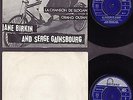 SERGE GAINSBOURG AND JANE BIRKIN - LA CHANSON DE SLOGAN - 45T. NORVEGE 1969