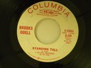 Brooks Odell 45 STANDING TALL / THE LIVELY ONES   Columbia 43664 VG+ to VG