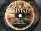 78rpm ALEXANDER SIENKIEWICZ Piano - LISZT 12th Hungarian Rhapsody - KRISTALY