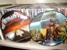 1986 2 PICTURE DISCS METALLICA MASTER OF PUPPETS LP IRON MAIDEN STRANGER LAND EP