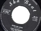 DON DRUMMOND/SKINHEAD REGGAE/SKA BEAT 45/DON DE LION - JO-AN..STUDIO ONE SKA
