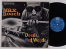 MAX ROACH Deeds, Not Words RIVERSIDE LP mono