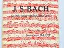 RARE  FRENCH CND 1005 10INCH JEAN LOUIS HARDY BACH CELLO SUITES