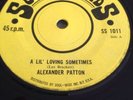 Rare Northern Soul Alexander Patton A Lil Loving Sometimes