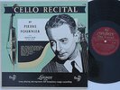 PIERRE FOURNIER Cello Recital 1952 LP London LL 700 ffrr UK vinyl Ernest Lush