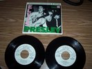 ELVIS PRESLEY  DOUBLE RECORD EPB 1254 PROMO WHITE LABEL SPECIAL PREVUE MINT+++++