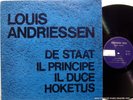 ELECTRONIC & EXPERIMENTAL 77 Andriessen De Staat  Il Principe / Il Duce Hoketus