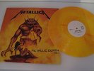 METALLICA METALLIC DEATH VOL 1 LP JAPAN YELLOW MARBLED ORANGE VINYL 2 EXIST 
