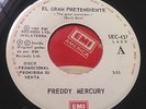 FREDDIE MERCURY (QUEEN) THE GREAT PRETENDER- MEXICO PRESSING 7” NEAR MINT PROMO
