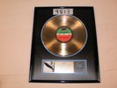 LED ZEPPELIN s/t GOLD RECORD riaa hologram BARRY FEY framed RARE usa LP atlantic