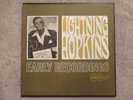 Lightnin' Hopkins Early Recordings (Vol. 1) beaut Arhoolie LP w/paste-on cover