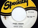 VERNON GREEN & PHANTOMS 45 Sweet Breeze / Old Willow Tree R&B Doo Wop bb3439