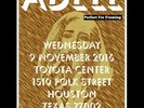 Adele live concert Toyota Center Houston 9th November 2016 A4 size poster print