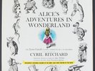 ALICE IN WONDERLAND Lewis Carroll Read & Sung by CYRIL RITCHARD 4 LP & BOOK SET