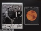 GENUINE 2001 COLDPLAY signed AUTOGRAPHS photograph Chris Martin Parachutes