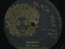 The Rebels - Rhodesia UK Black Wax 7