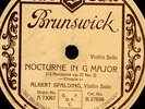 ALBERT SPALDING -VIOLINE- Chopin: Nocturne in G Major/ Sarasate: Tarantella G870