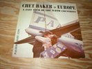 CHET BAKER  / Jazz Tour NATO Countries 1956 LP / MONO Pacific Jazz 1218