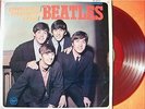 THE BEATLES PLEASE PLEASE ME JAPAN APPLE 1st ISSUE RED WAX LP DIFF COVER NR