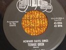 45 RPM Howard Davis ECHO Teenage Queen  ROCKABILLY OHIO Rare  VG++