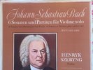 SZERYNG Bach: Sonatas & partitas Solo Violin DGG 1968 1st German 3LP Tulip-Nmint