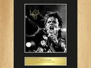 Michael Jackson Signed Mounted Photo Display