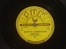 JOHNNY CASH SUN 78 RPM   BALLAD OF A TEENAGE QUEEN / BIG RIVER (Sun Records 283)