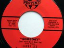 LARRY LEE & LEESURES 45 Someday / I Get So Lonely DOO WOP Original e7241