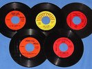 JOHNNY CASH -A BOY NAMED SUE+ JACKSON+ ROCK ISLAND LINE+ SAN QUENTIN--5 SINGLES