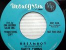 KATHY YOUNG doowop 45 DREAMBOY / I'LL LOVE THAT MAN mint minus MONOGRAM    e8588