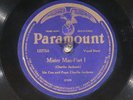 78 RPM -- Ida Cox and Papa Charlie Jackson, Paramount 12275, E/EE-  Blues - Jazz