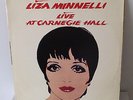 Liza Minnelli Live At Carnegie Hall LP 1981 Andy Warhol Cover Art No Cut Outs