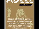 Adele live Madison Square Garden New York 23 September 2016 A4 size poster print