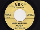 W Coast Rockabilly TEX BAKER Ontario Valley Rock/Release Me A.B.C. VG++ HEAR