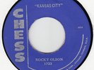 ROCKY OLSON & JET TONES KANSAS CITY ORIG CHESS 45-ROCKABILLY CLASSIC VG++HEAR IT
