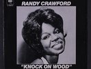 RANDY CRAWFORD: Knock On Wood / Mono 45 (dj, PS w/ sl wear) Soul