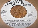 Janice Saddler US De-lite DJ 45 My babys coming. Listen