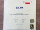 RARE PIERRE FOURNIER ARCHIV BACH CELLO SUITES 3 & 4 EARLY STEREO LP