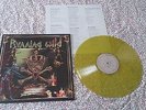 RUNNING WILD Rogues en Vogue YELLOW-GREEN MARBLED LP RARE (Sodom Destruction)