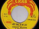 ERNEST WILSON/SKINHEAD REGGAE/CRAB 45/JUST ONCE IN MY LIFE - MIGHTY ORGAN..EX+
