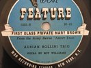 Adrian Rollini Trio 78 Rpm WOR Feature Record