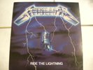 METALLICA RIDE THE LIGHTNING WHITE LABEL PROMO LP Rare Elektra Megaforce WLP