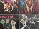 HANOI ROCKS COLORED VINYL SET OF 4, GEFFEN PROMO
